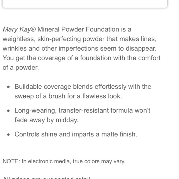Mary Kay Mineral Powder Foundation - Picture 5 of 5