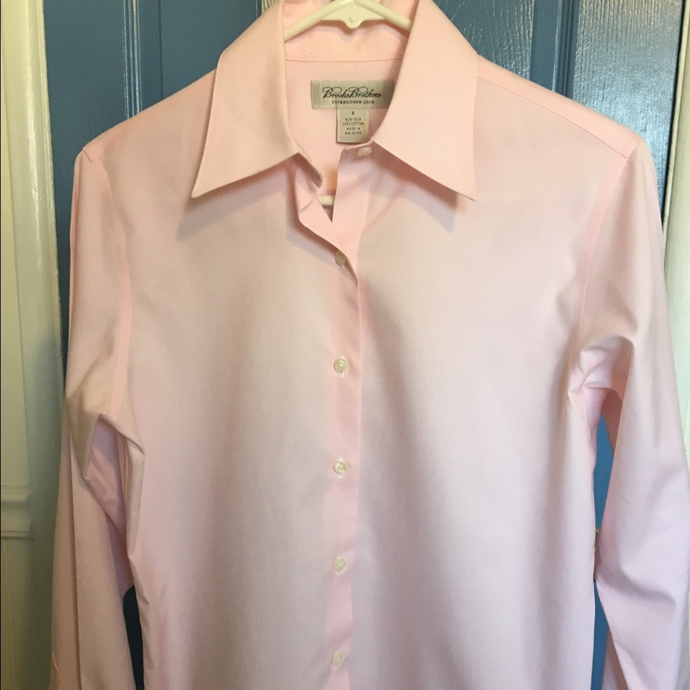 Brooks Brothers French cuff pink button down
