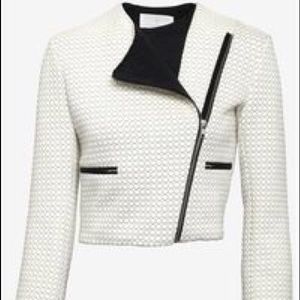 THAKOON Addition White Cropped Jacket - Sz 0