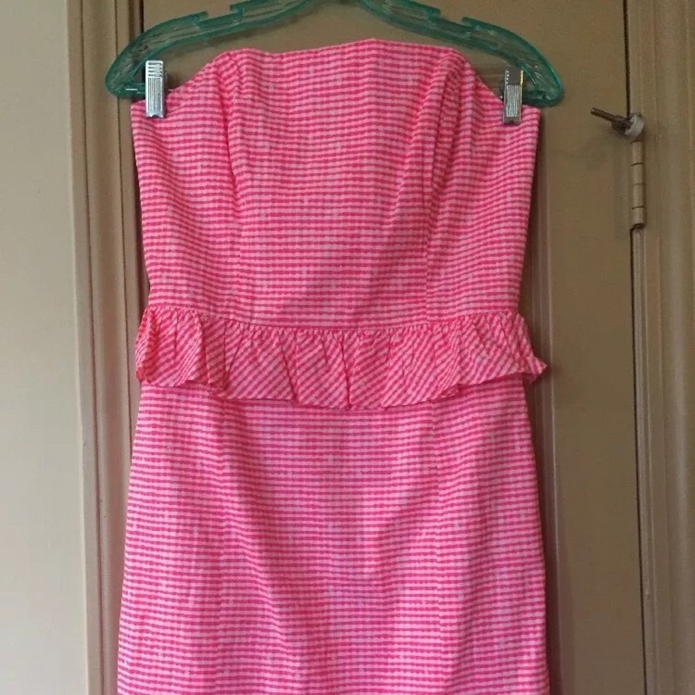 Lilly Pulitzer peplum dress sz 10