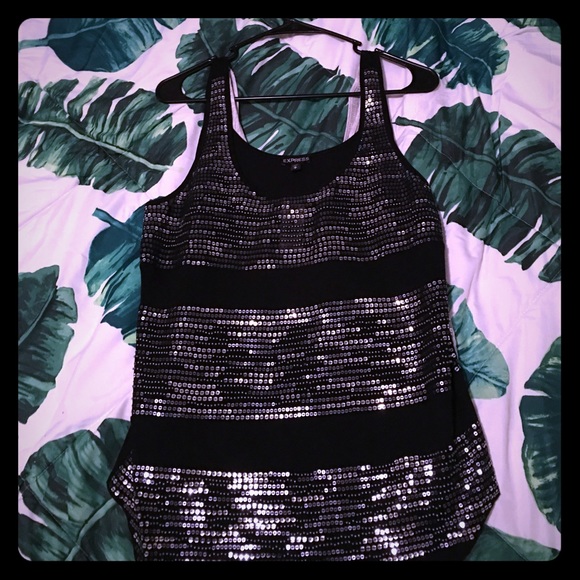 Express sequined top - Picture 1 of 1