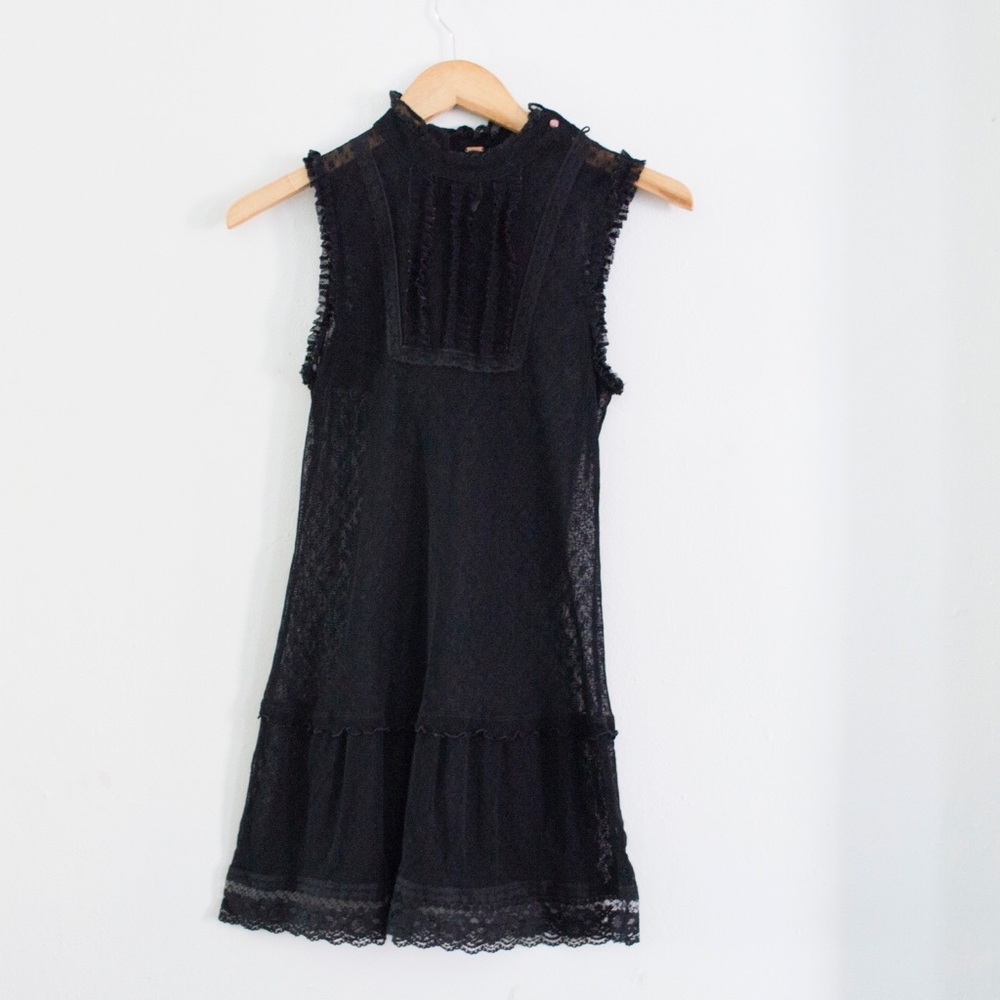 Free People sheer black dress / tunic