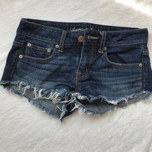 Distressed Jean Shorts