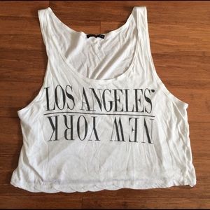 Brandy Melville LA/NY tank top