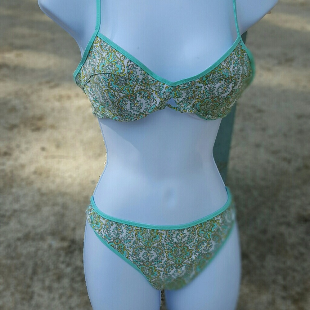 Lands end women 2 piece bathing suit szM NWOT