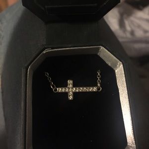 Brighton diamond cross necklace