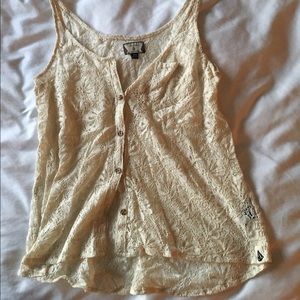Lace tank top