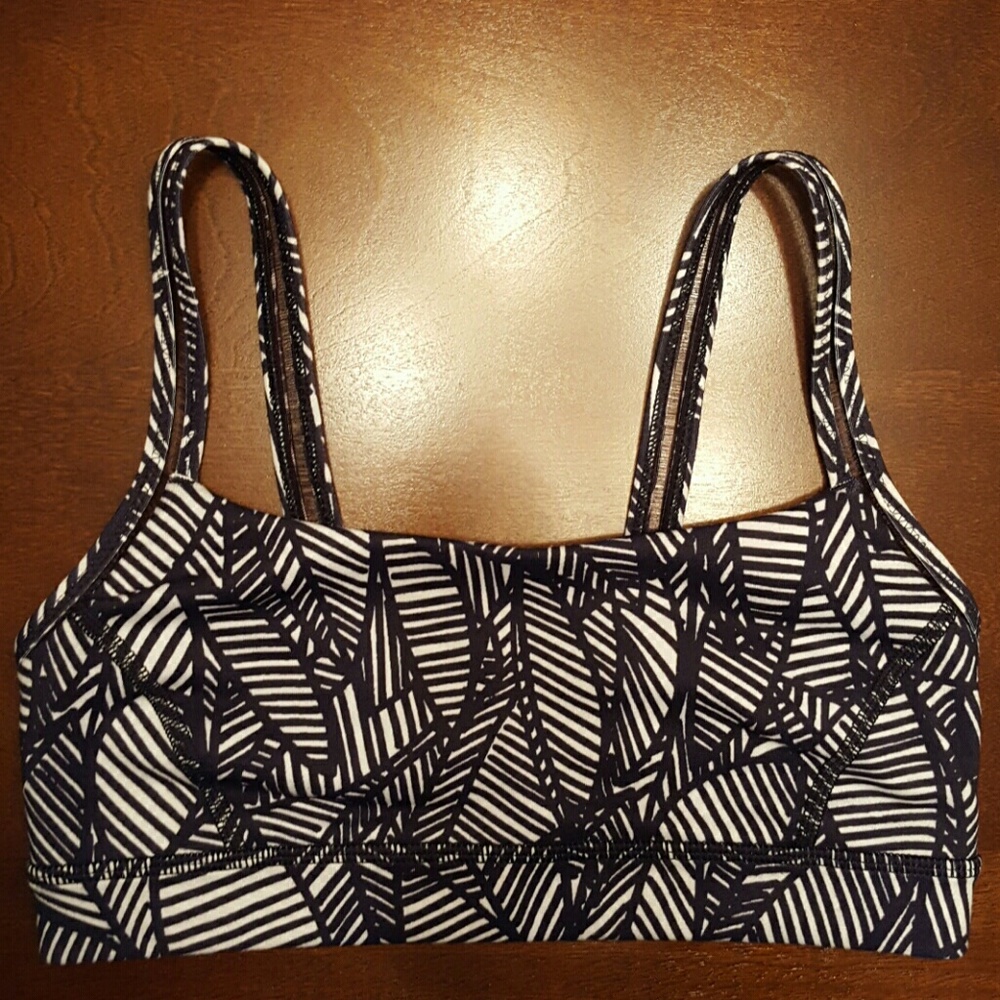 Lululemon Banana Leaf Straight Up Bra SZ 4
