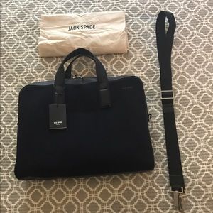 Jack Spade Wool and Leather Brief