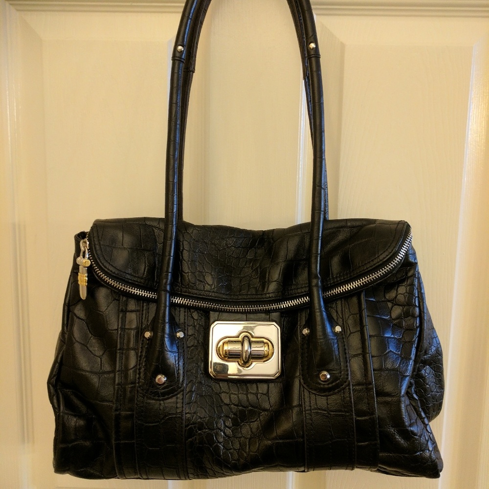 Black B.Makowsky satchel