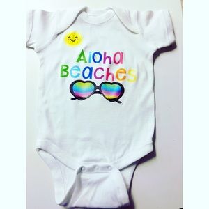 Aloha Beaches Custom Onesie or Shirt