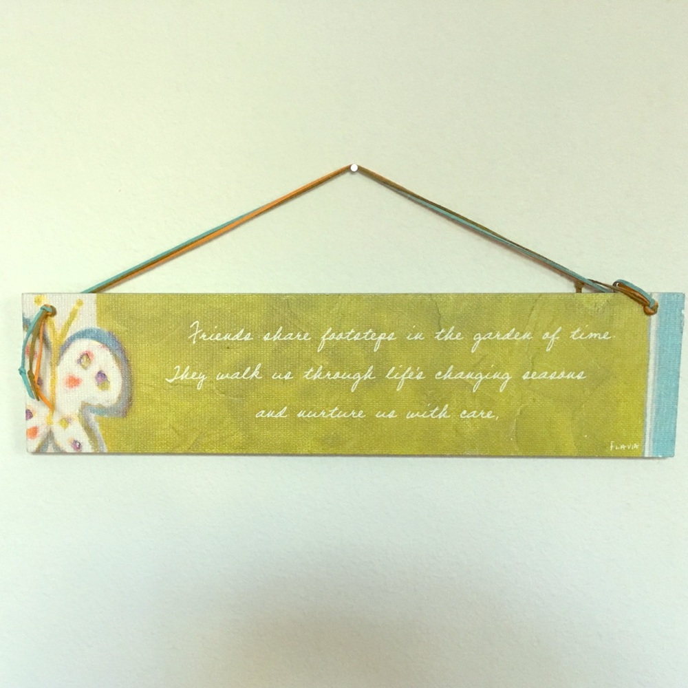 Wall Art-Inspirational Quotes "Friends"