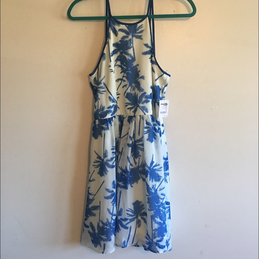 Palm tree printed dress🌴✨