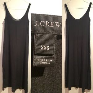 LAST CALL! J.Crew Matte Black Silk Maxi Dress XXS