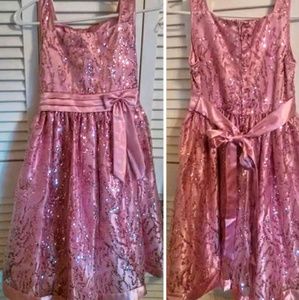 Size 12 Girls sequence dress
