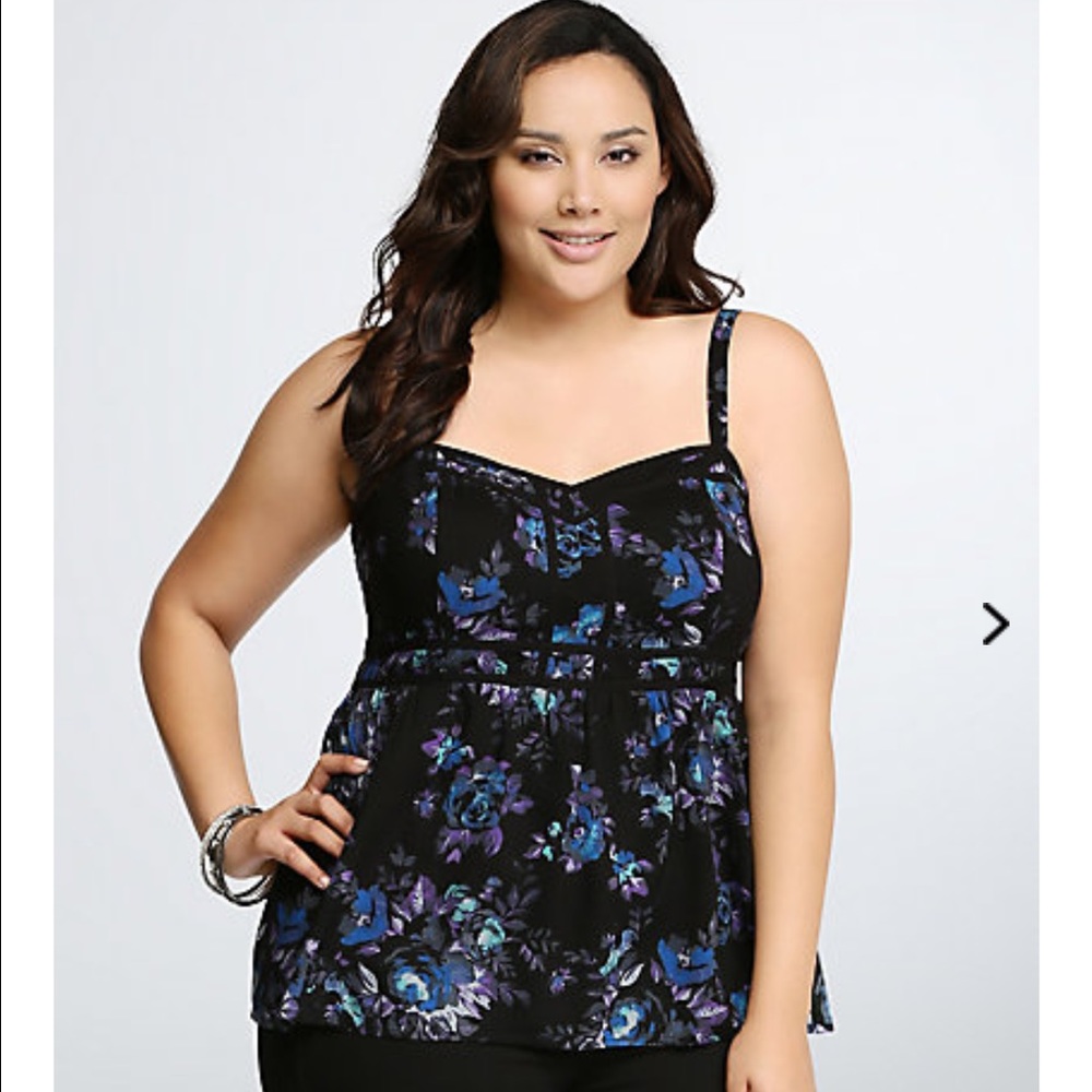 Torrid Floral Babydoll Cami Top