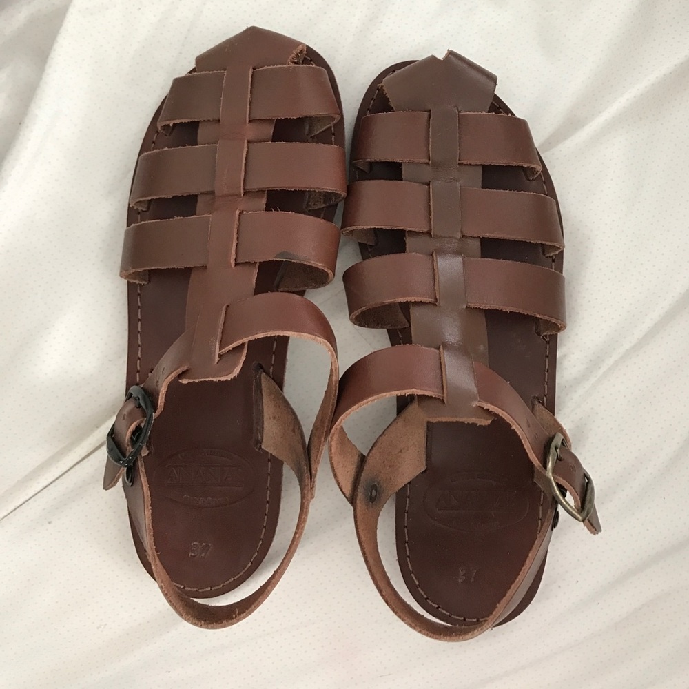 Authentic Greek Leather Sandals
