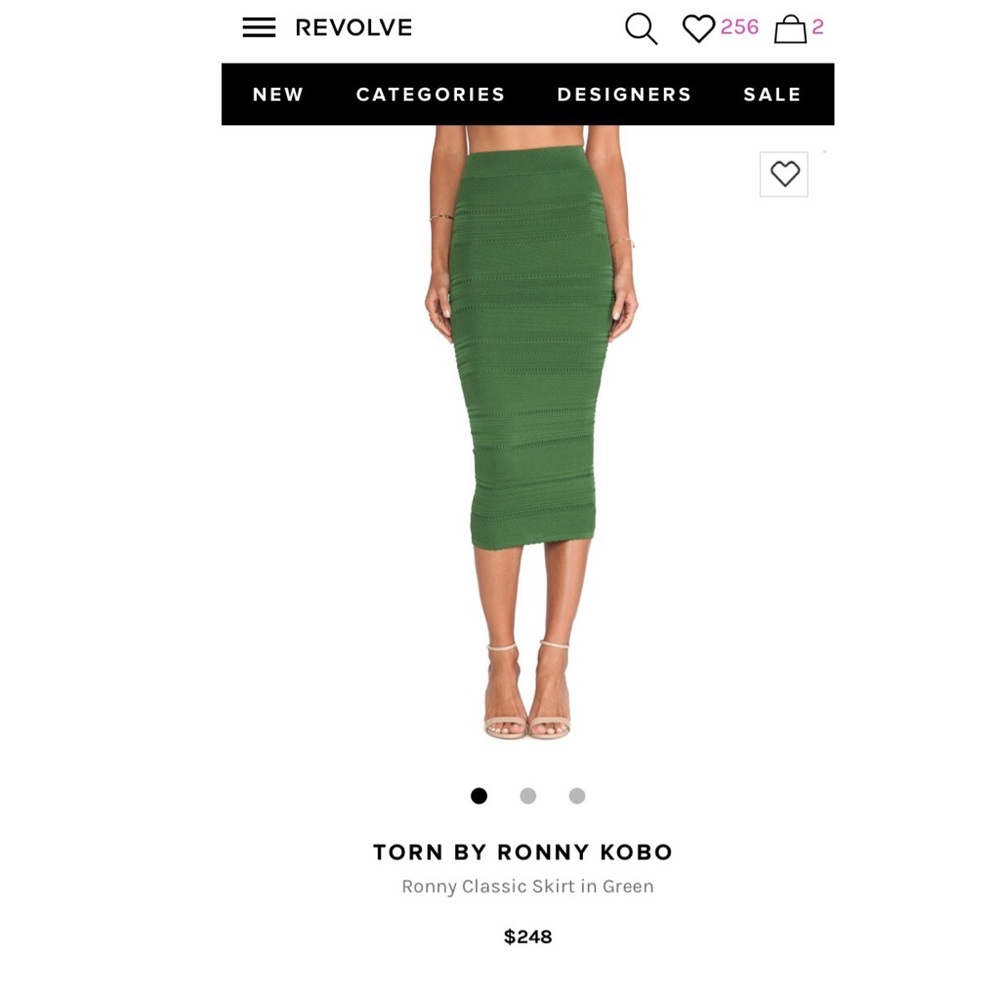 Torn By Ronny Kobo High Waist Classic Boho Skirt