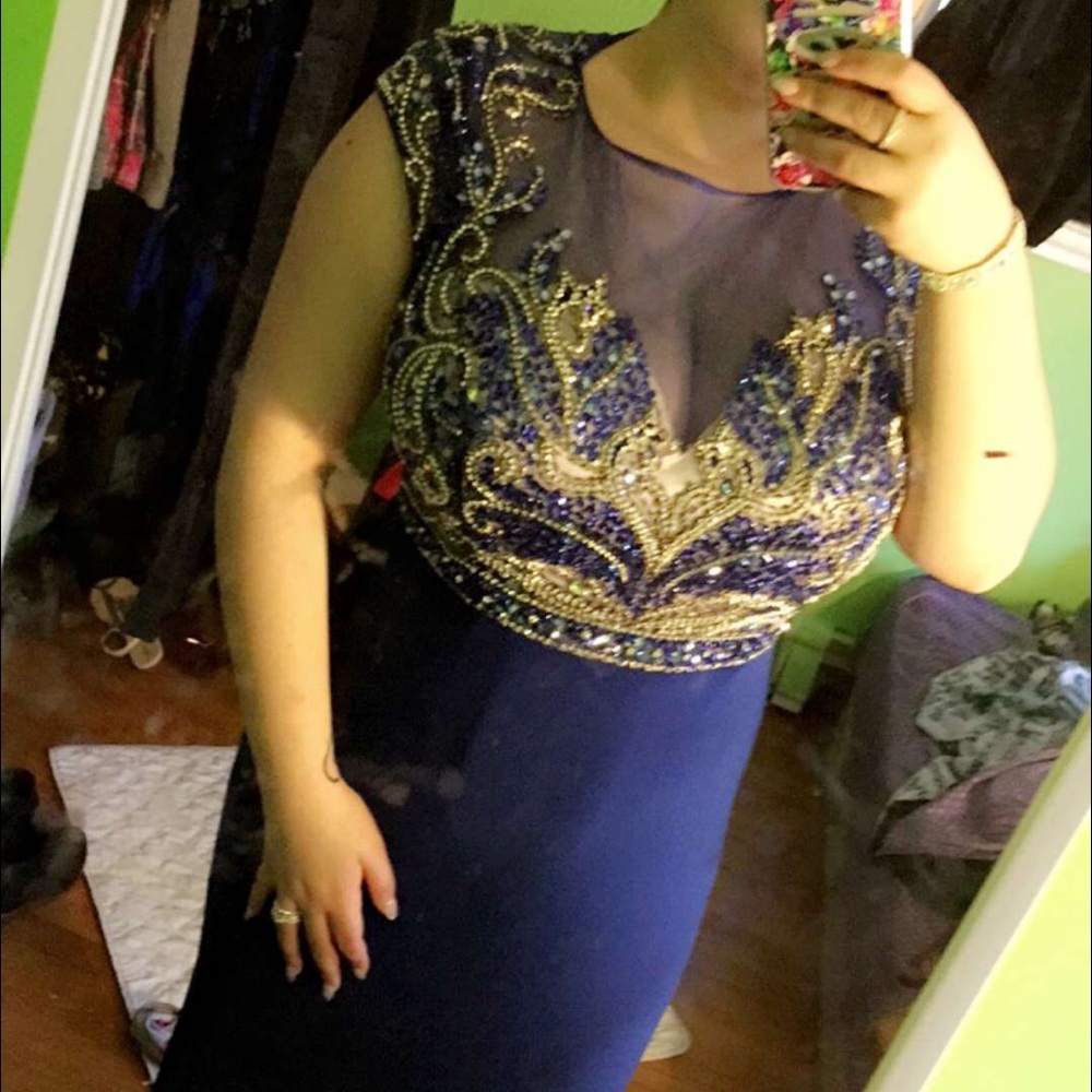 Blue Prom Dress