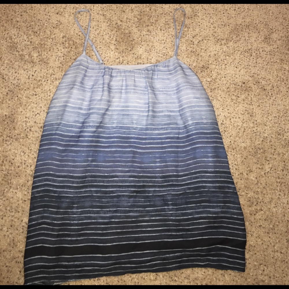 NWT Vince tank top blue women's size Small