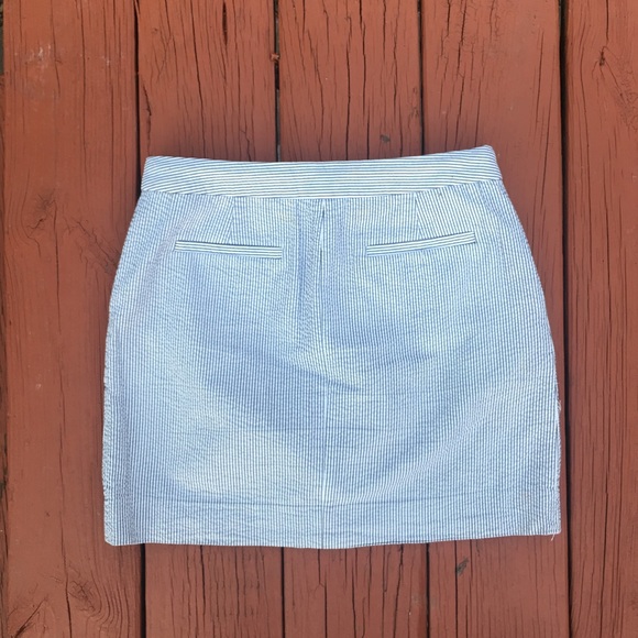 J. Crew Seersucker/Nautical Style Skirt - Picture 2 of 4