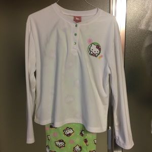 Hello Kitty Fleece Pajamas