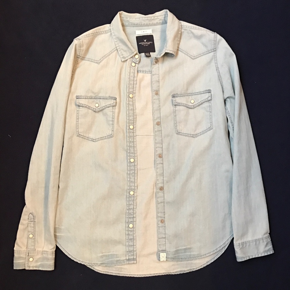 American Eagle Slim Fit Denim Jacket