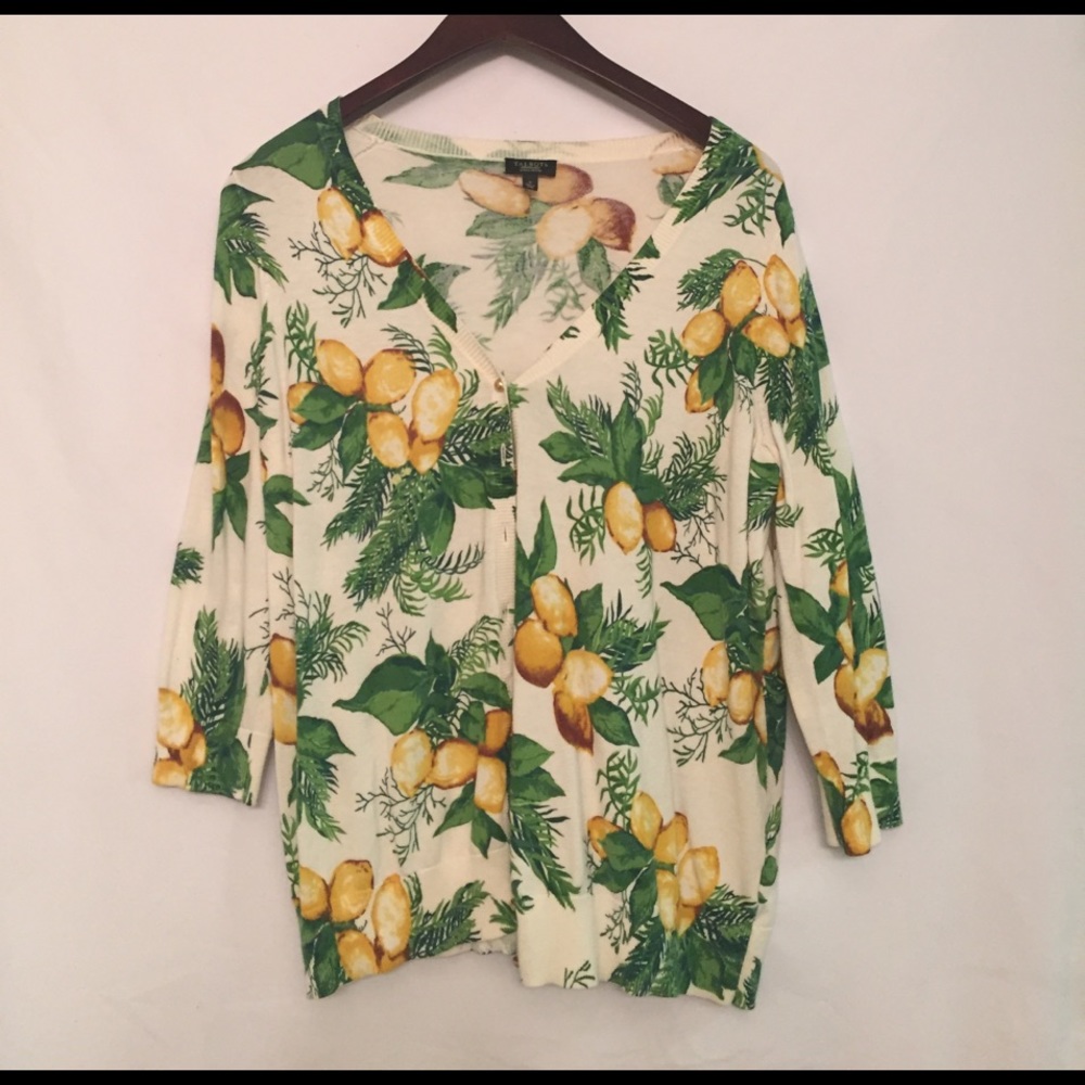 Lemon print summer Cardigan