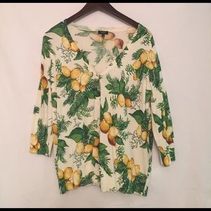 Lemon print summer Cardigan