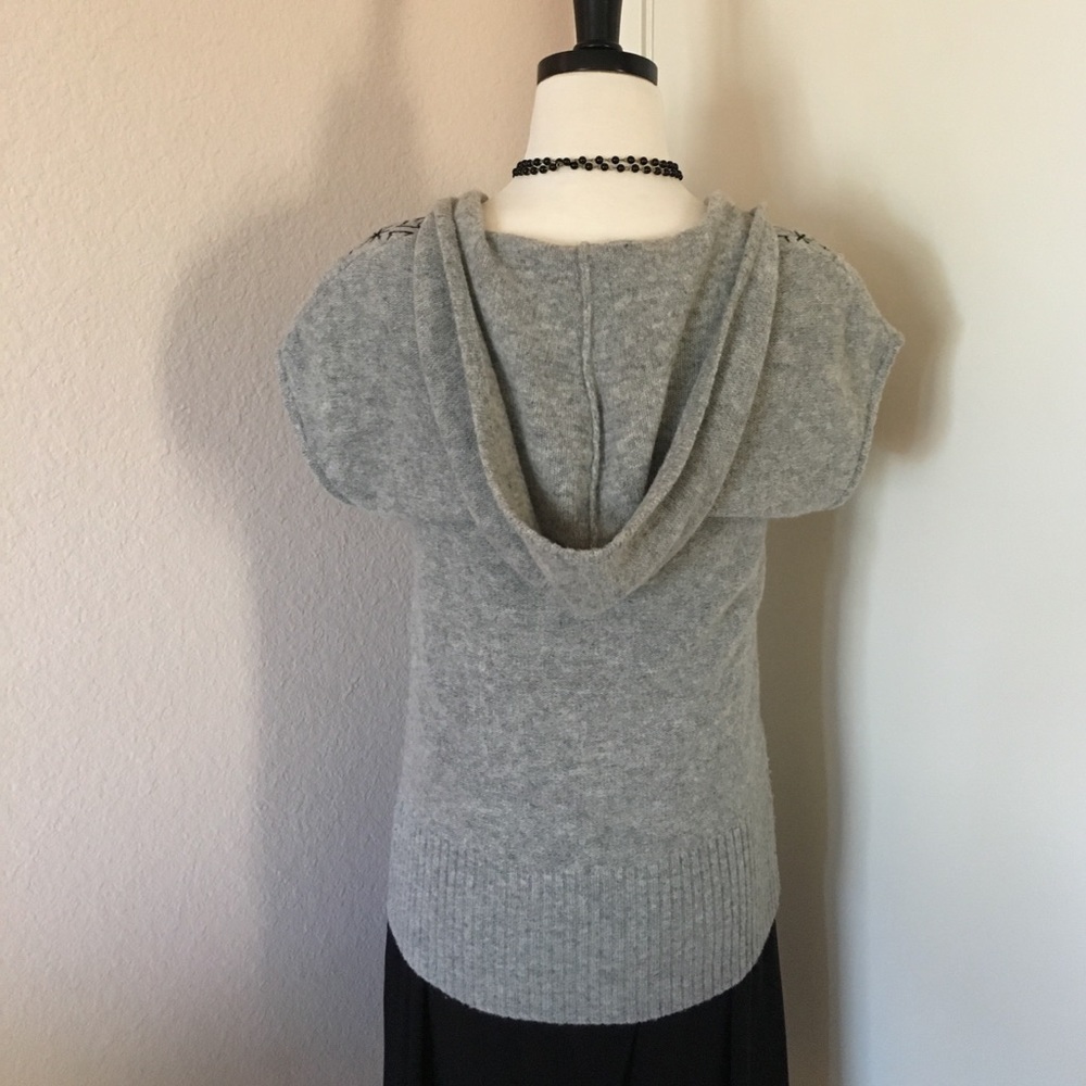 Free People Hooded Wool Sleeveless Vest - Picture 5 of 8