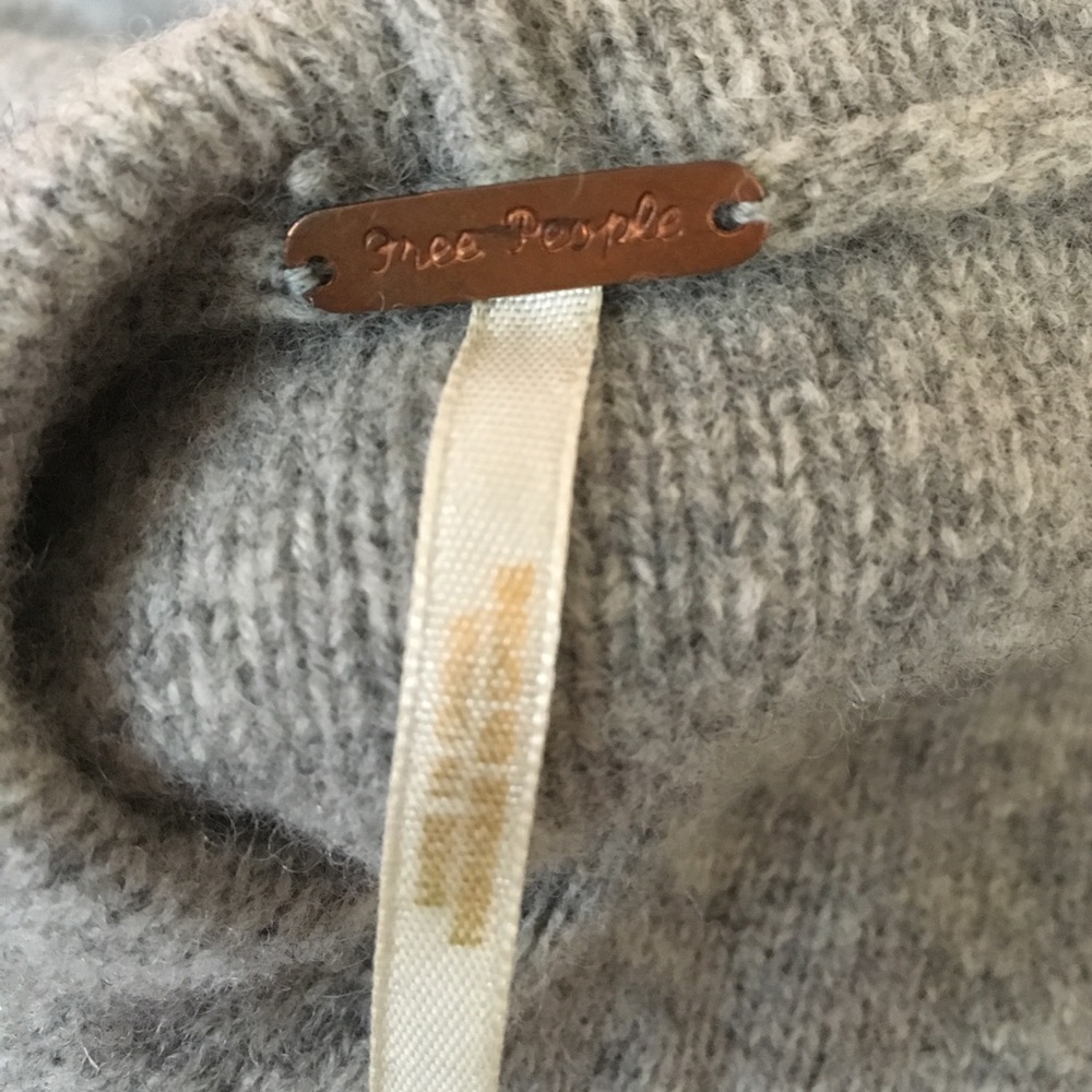 Free People Hooded Wool Sleeveless Vest - Picture 7 of 8