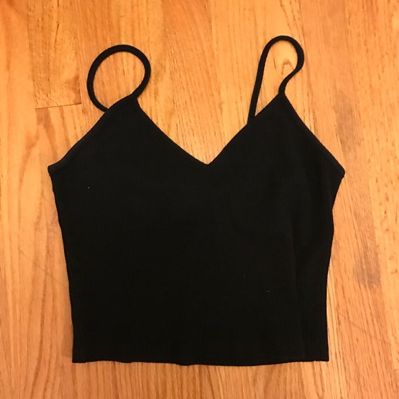 Topshop Tops - Topshop Ribbed Cropped Tank