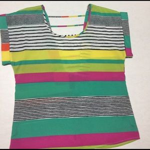 Stripped Multicolor Top