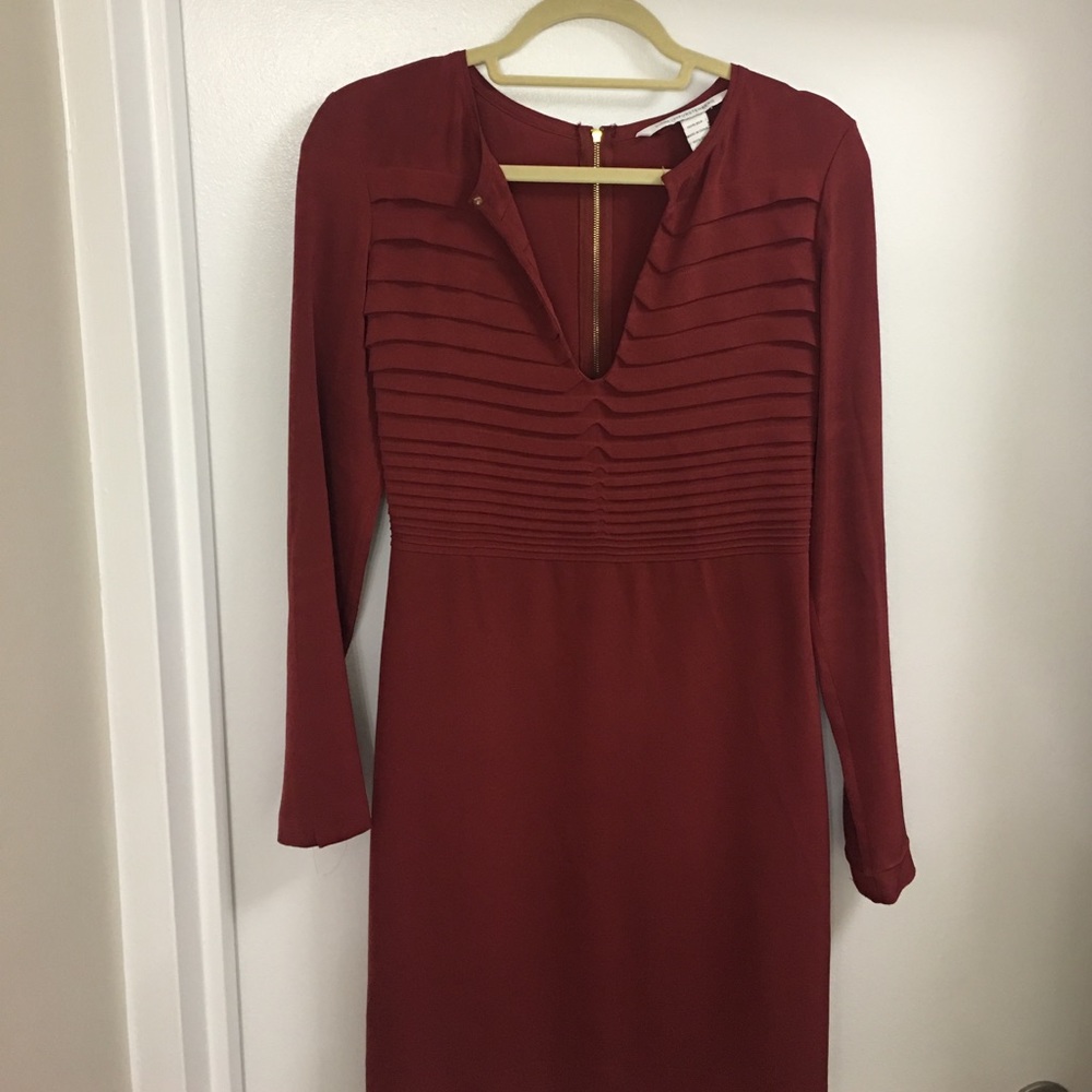 DvF  Burgundy Dress