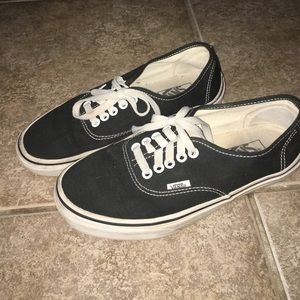 Black authentic vans