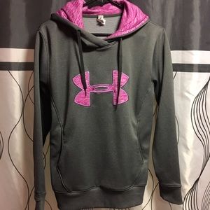 Under Armour hoodie M(fits L) never worn, grey