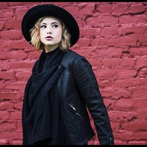 🌟HOST PICK🌟 Free People Draped  Moto jacket NWOT