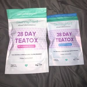 Skinny mint teatox morning boost and night cleanse