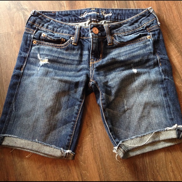 American Eagle Outfitters Pants - American Eagle Size 0 Bermuda Cut Off Shorts