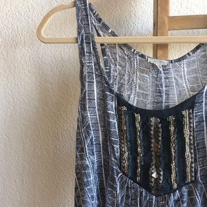 Ecote embroidered tank