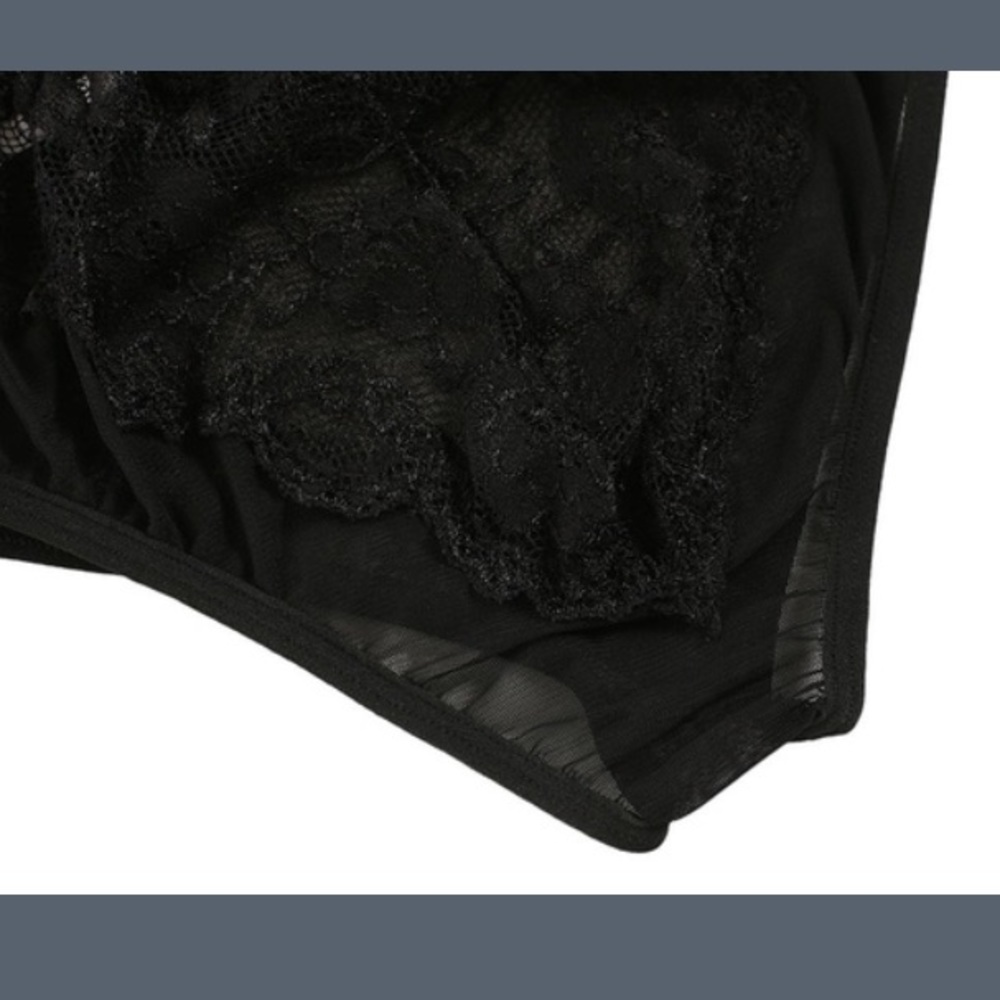 One piece Lace Halter Teddy  Lingerie - Picture 6 of 7