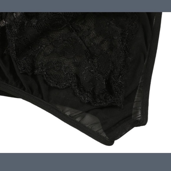 One piece Lace Halter Teddy  Lingerie - Picture 6 of 7