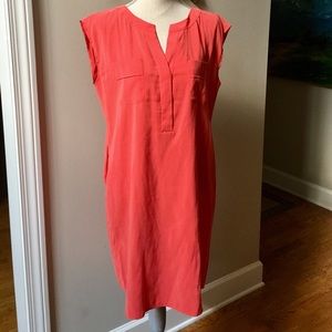 CHICO'S Coral Shift Dress