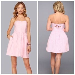 Lilly Pulitzer Pink Seersucker Dress