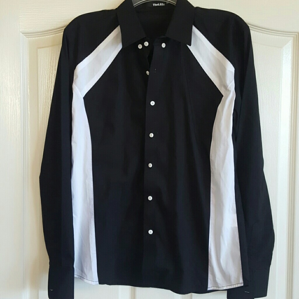 Blocked Button Down Shirt