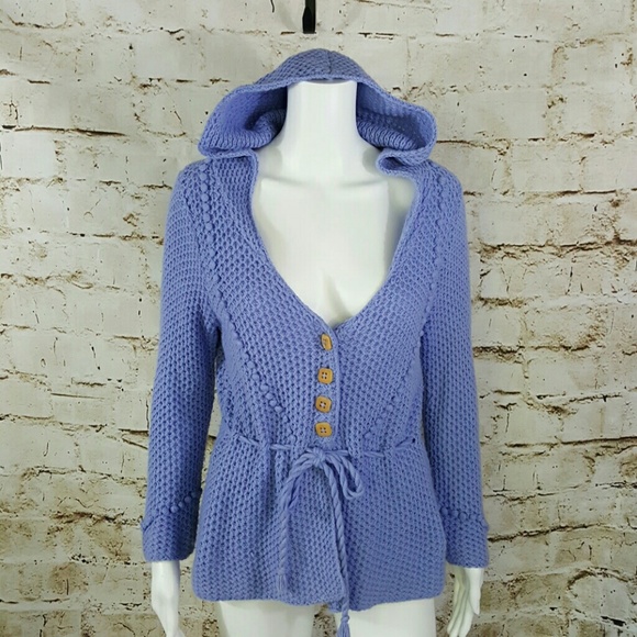 Anthropologie Sweaters - Anthropologie Sparrow knit hooded sweater