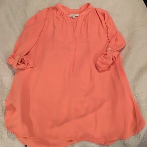Lightweight peach Loft work blouse
