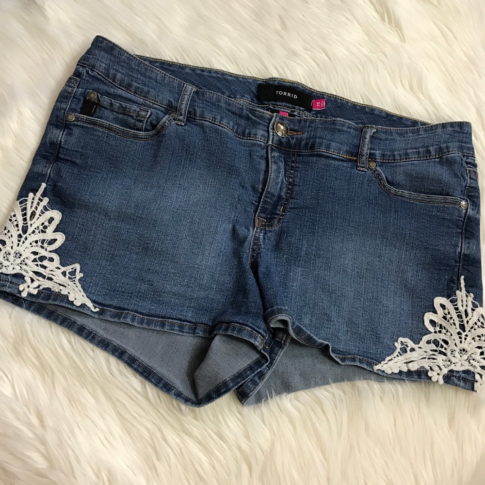 Torrid Jean Shorts Plus Size