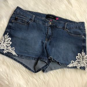 Torrid Jean Shorts Plus Size