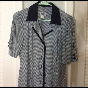70s button down dress